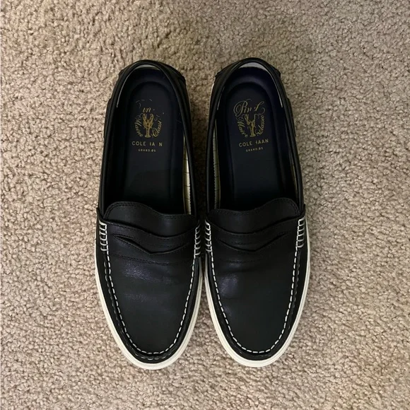 Cole Haan | Shoes | Cole Haan Size 5 Black White Loafers  display picture 1